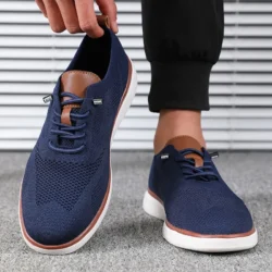 Men's Lightweight Knitted Shoes Comfortable All Day Long Have Excellent Fit Walking Shoes Suitable for Daily Wear Hiking Shoes