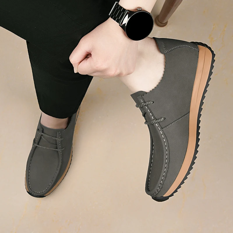 Casual Shoes Outdoor Male Fashion Inner Height Shoes 6cm Height Increasing Sports Shoe Classic Non-slip Tenis Masculino Trainers - Image 5