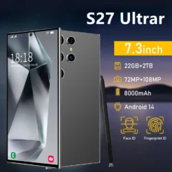 2026 High Quality S27 Ultrar Ultra original intelligent 108MP 4G 5G dual card dual standby system global version 8000mAh battery