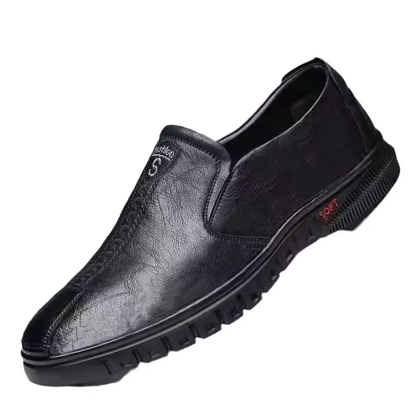 2026 PU Leather Men's Loafers Luxury Men Casual Shoes New Fashion Driving Shoes Breathable Slip on Men Moccasins Plus Size 39~44 - Image 6