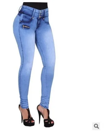 Close-fitting Jeans Women's New Autumn High-waisted Grind White Pleated Button Zipper Pencil Pants Small Foot Pants Jeans Y2k - Image 3