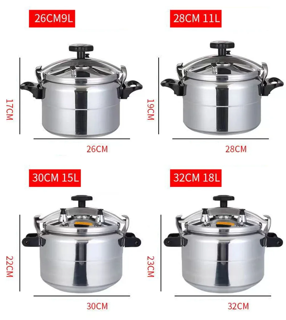 Commercial Large Capacity Pressure Cooker, Stew Pot, Kitchen Cookware, Safety Pan, Induction Cooker, 9-60L Autoclave Rice Cooker - Image 6