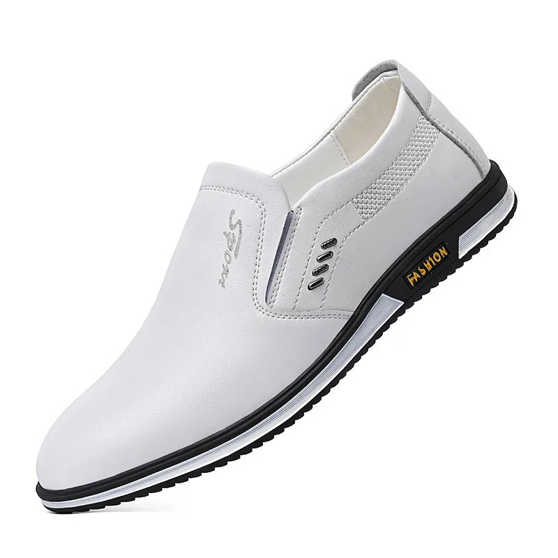 2026 Men Leather Casual Shoes Brand New Fashion Men Loafers High Quality Adult Moccasins Men Driving Shoes Male Footwear - Image 5