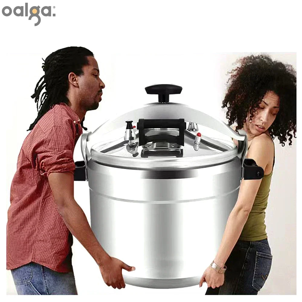 Commercial Large Capacity Pressure Cooker, Stew Pot, Kitchen Cookware, Safety Pan, Induction Cooker, 9-60L Autoclave Rice Cooker