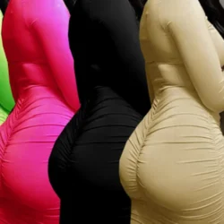 Sexy Waist Cut Out Hollow Out Folds Slim Bodycon Dress Women Long Sleeved Solid Color Skinny Evening Dress Club Party Vestidos