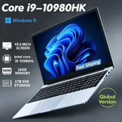 2026 15.6" Gaming Laptop Intel Core i9-10980HK 32GB RAM 2TB SSD Windows11 Pro HD Backlit Keyboard Office Study Notebook Computer