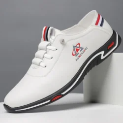 Large Size Breathable Men Casual leather shoes Versatile Wear-Resistant Comfortable Men's Travel Sports shoes